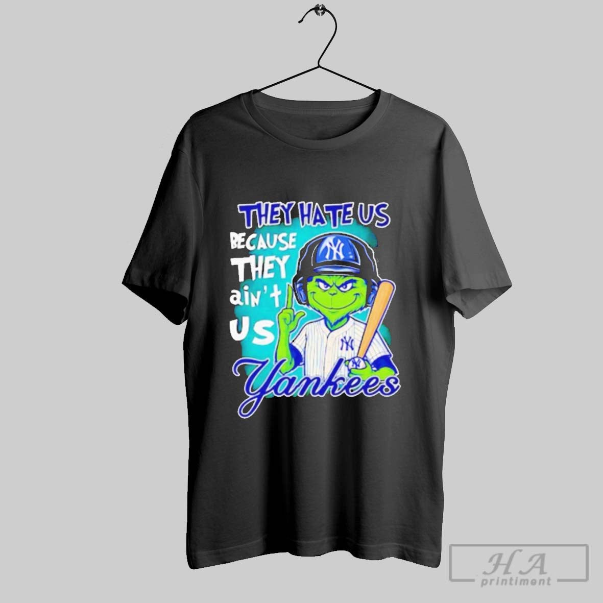 Official They Hate Us Because They Aint Us Yankees Grinch - clothing by TeeHivey.com