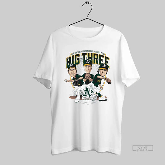 Official Tim Hudson Mark Mulder Barry Zito The Big Three - clothing by TeeHivey.com