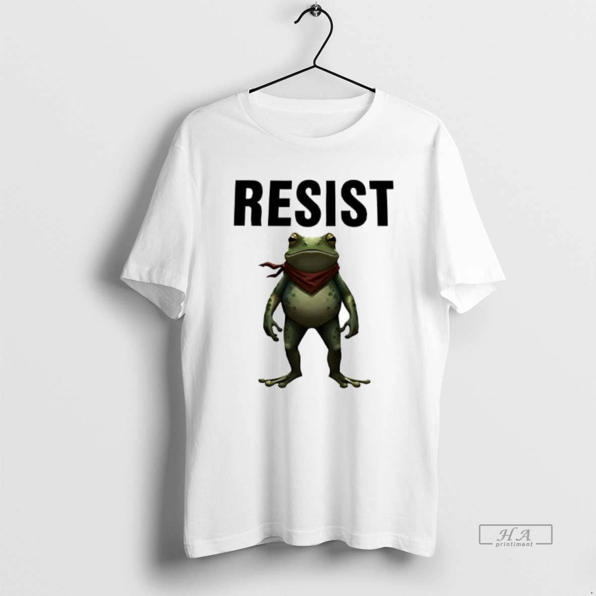 Official Top Resist Red Bandana Frog - clothing by TeeHivey.com