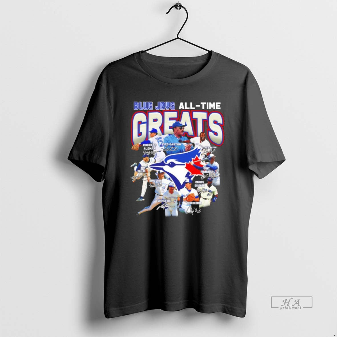 Official Toronto Blue Jays All Time Greats Signatures - clothing by TeeHivey.com