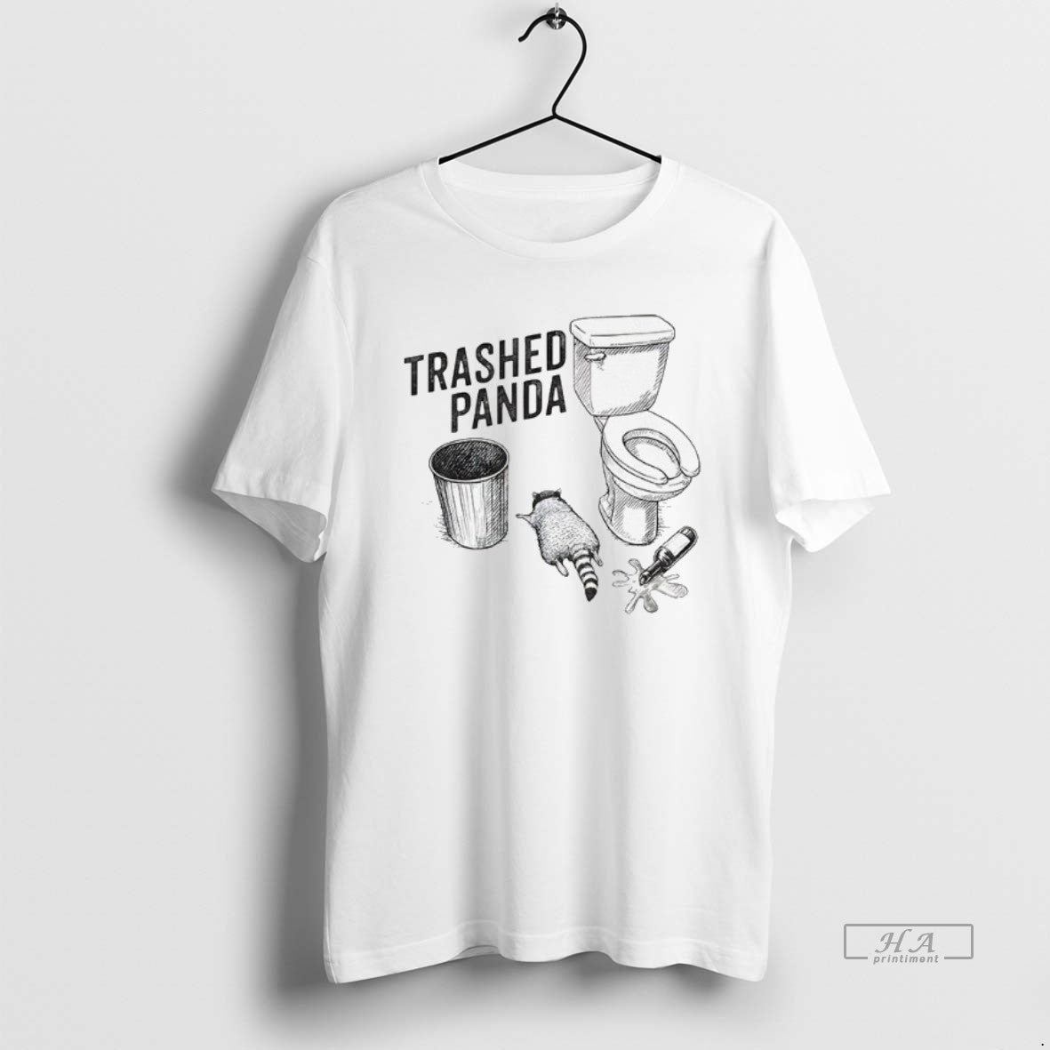 Official Trashed Panda Funny Drunk Racoon - clothing by TeeHivey.com