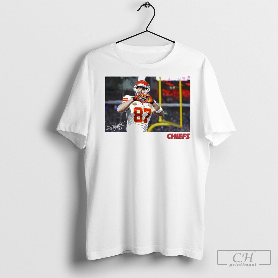 Official Travis Kelce Kansas City Chiefs Heart Hands Sweater