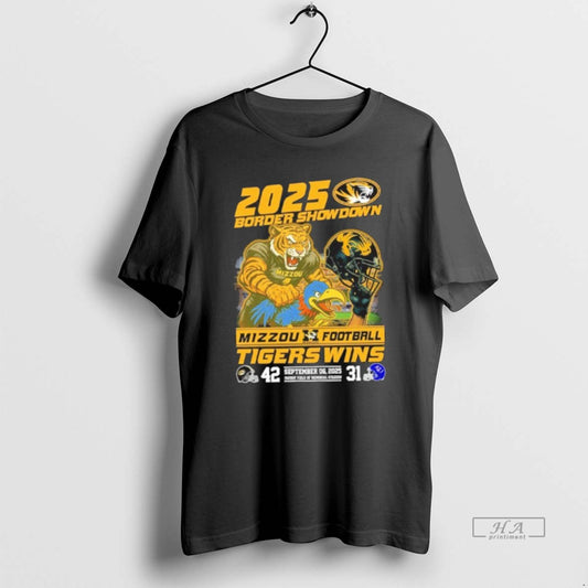 Official Trendy 2025 Border Showdown Mizzou Football Tigers Wins
