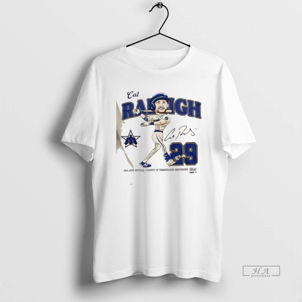 Official Trendy 2025 Cal Raleigh Mvp Seattle Mariners Baseball Signature 2 Sided - clothing by TeeHivey.com