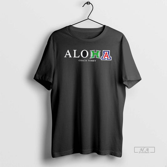 Official Trendy Aloha Coach Tomey Hawaii University X Arizona Wild - clothing by TeeHivey.com