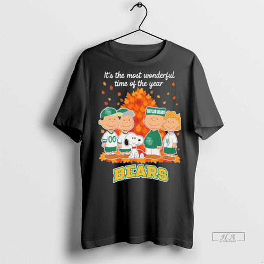 Official Trendy Baylor Bears X Peanuts Its The Most Wonderful Time Of The Year The - clothing by TeeHivey.com
