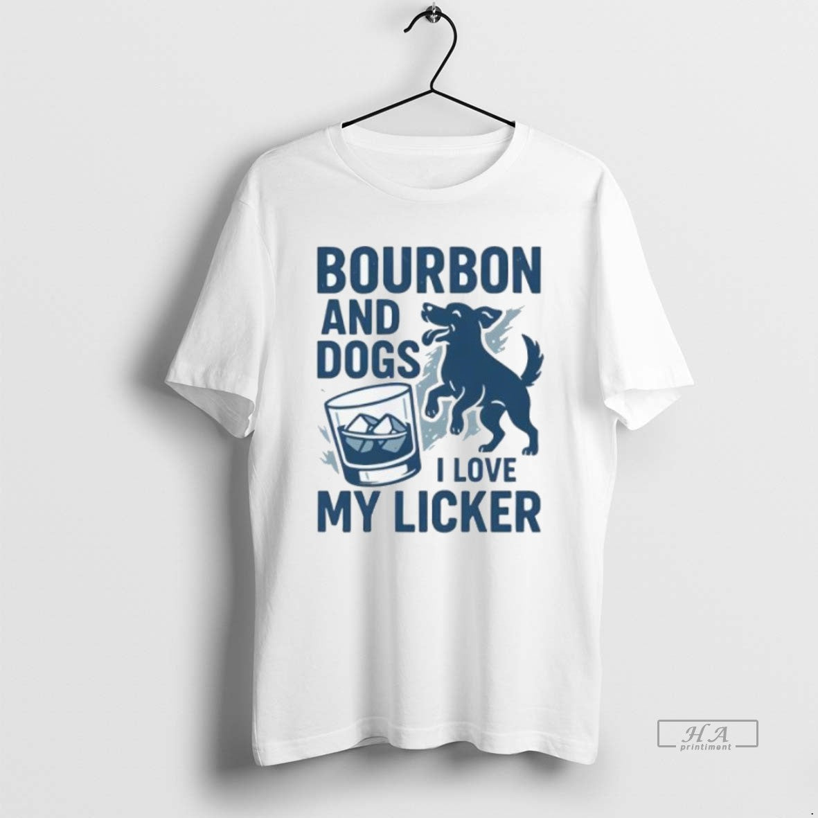Official Trendy Bourbon And Dogs I Love My Licker Bourbon Drinking - clothing by TeeHivey.com