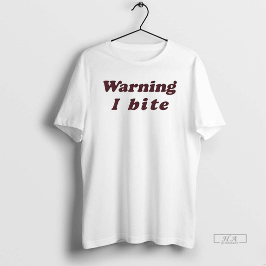 Official Trendy Brooklynnmilly Wearing Warning I Bite