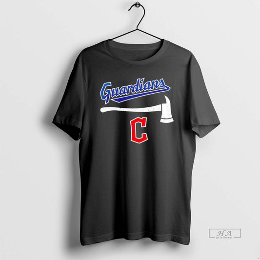Official Trendy Cleveland Guardians Firefighter Application 2 Sided