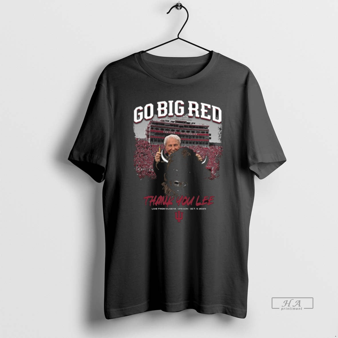 Official Trendy Go Big Red Thank You Lee Live From Eugene Oregon October 11 2025 - clothing by TeeHivey.com