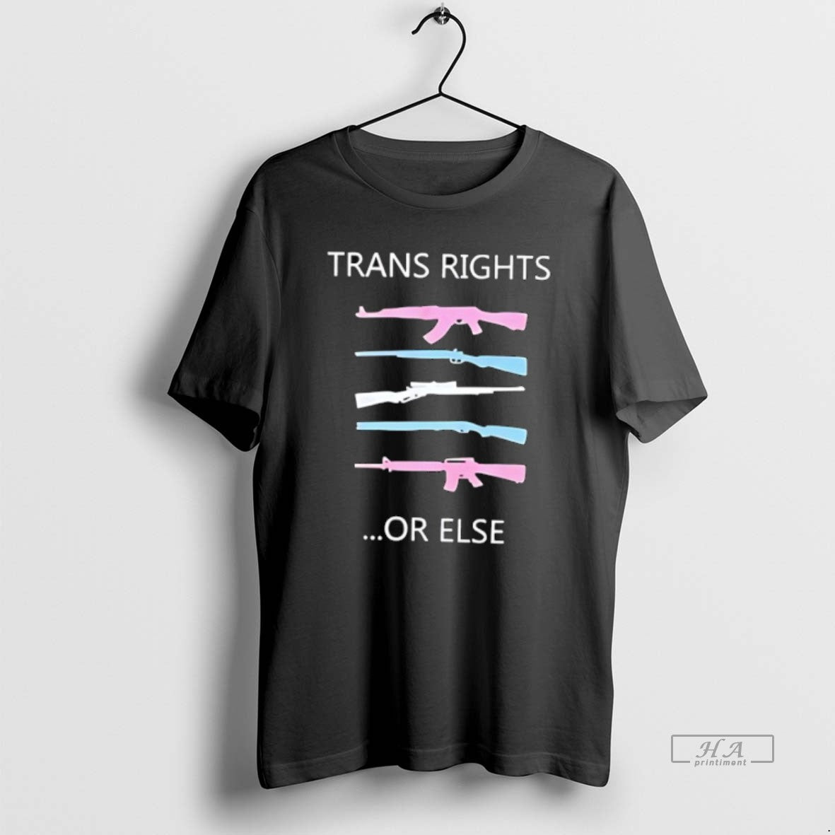 Official Trendy Guns Trans Rights Or Else Lgbt - clothing by TeeHivey.com