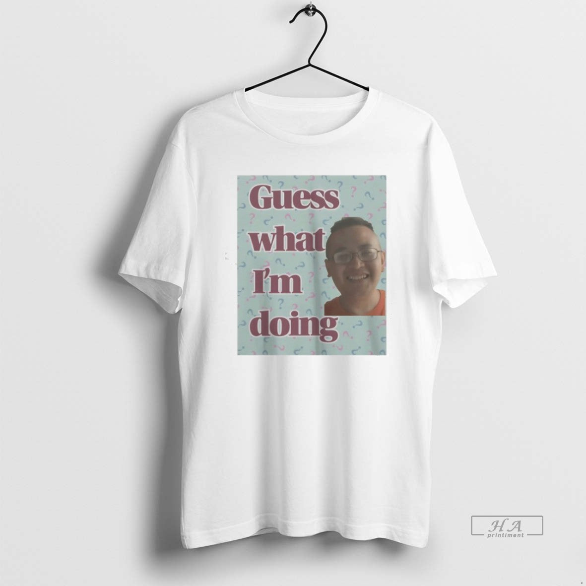 Official Trendy James Cage White Guess What Im Doing