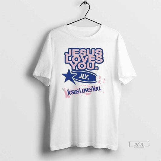 Official Trendy Jesus Loves You Overbranded 2025 - clothing by TeeHivey.com
