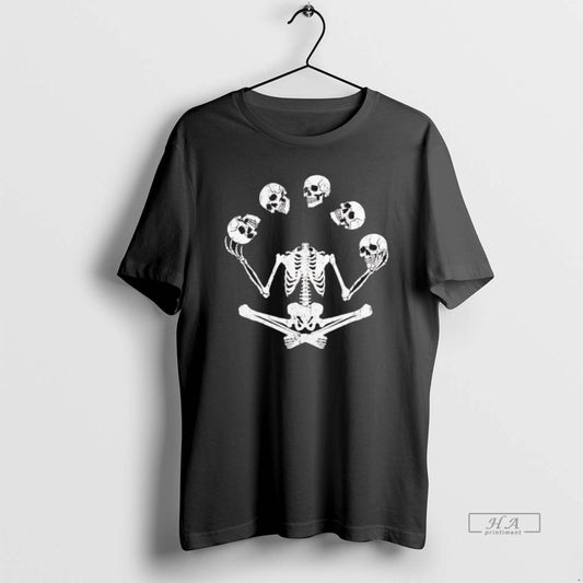 Official Trendy Juggling Skeleton Halloween - clothing by TeeHivey.com
