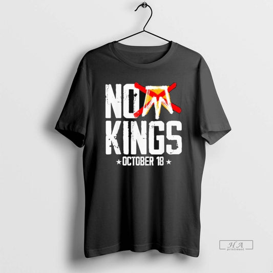 Official Trendy No Kings October 18 No Kings Day - clothing by TeeHivey.com