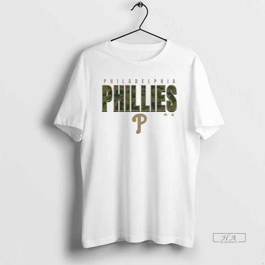 Official Trendy Philadelphia Phillies Camo Mlb Postseason 2025