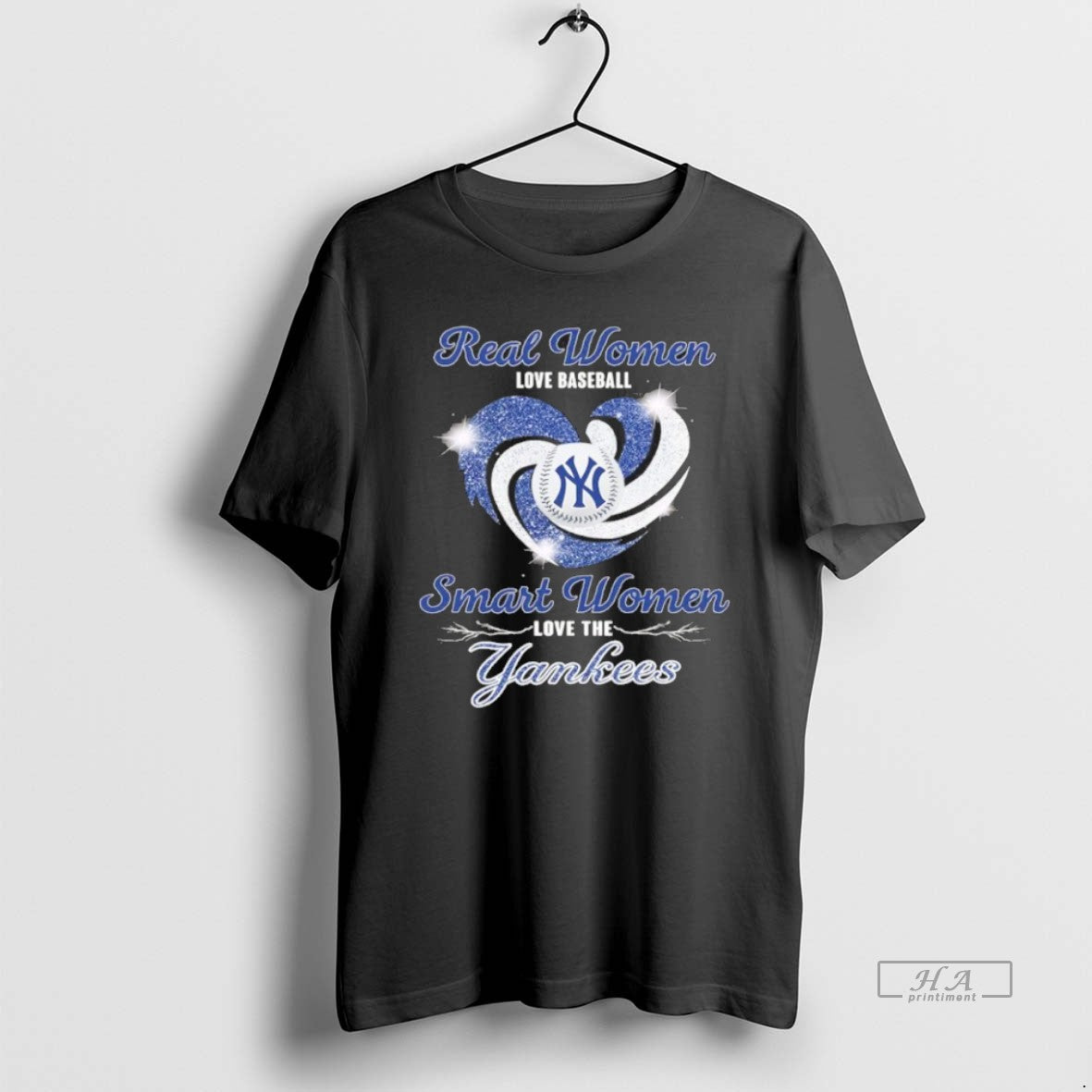 Official Trendy Real Women Love Baseball Heart Smart Women Love The Yankees - clothing by TeeHivey.com