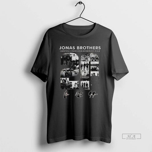 Official Trendy Retro Jonas Brothers Tour Greetings From Your Hometown Tour Signature