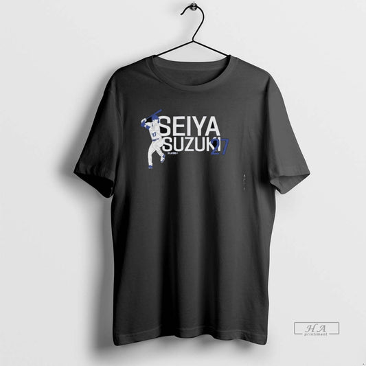 Official Trendy Seiya Suzuki 27 Chicago Cubs Long Sleve