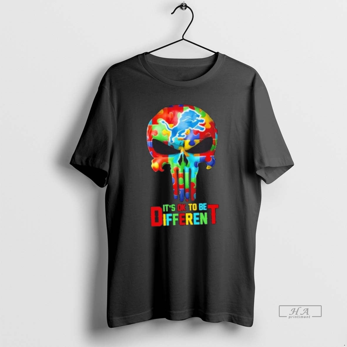 Official Trendy Skull Detroit Lions Its Ok To Be Different - clothing by TeeHivey.com