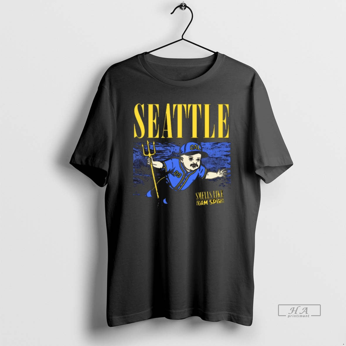 Official Trendy Smells Like Team Spirit Cal Raleigh Seattle Mariners Mlb