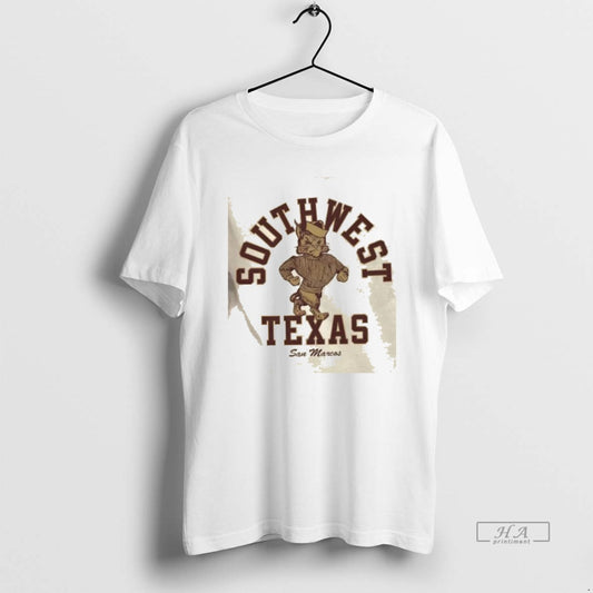 Official Trendy Texas State Southwest Texas Retro Bobcat - clothing by TeeHivey.com