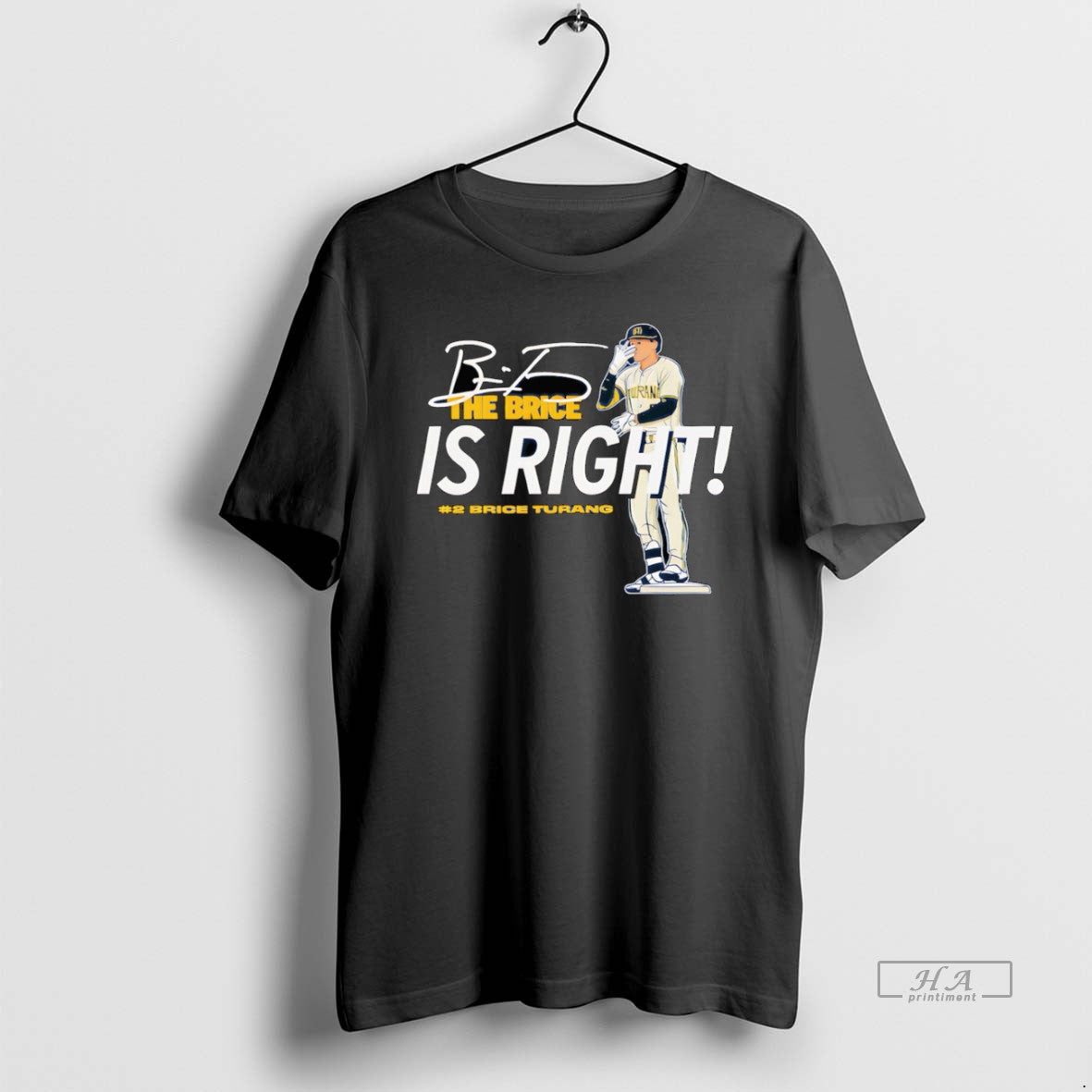 Official Trendy The Brice Is Right Brice Turang - clothing by TeeHivey.com