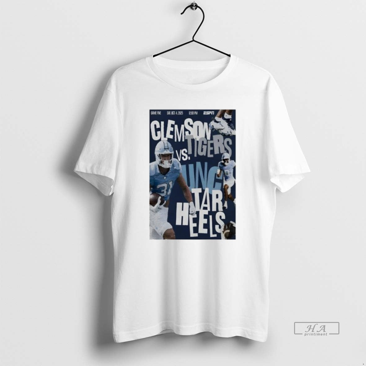 Official Trendy Unc Tar Heels Clemson Vs Tigers October 4 2025 - clothing by TeeHivey.com