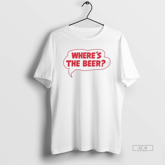 Official Trendy Wheres The Beer Word Bubble