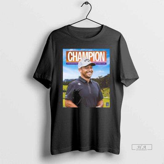 Official Trendy Xander Schauffele Baycurrent Classic Champions Pga Tour 2025 - clothing by TeeHivey.com