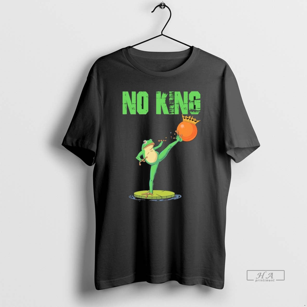 Official Trendy Funny No Kings Portland Frog Protest - clothing by TeeHivey.com