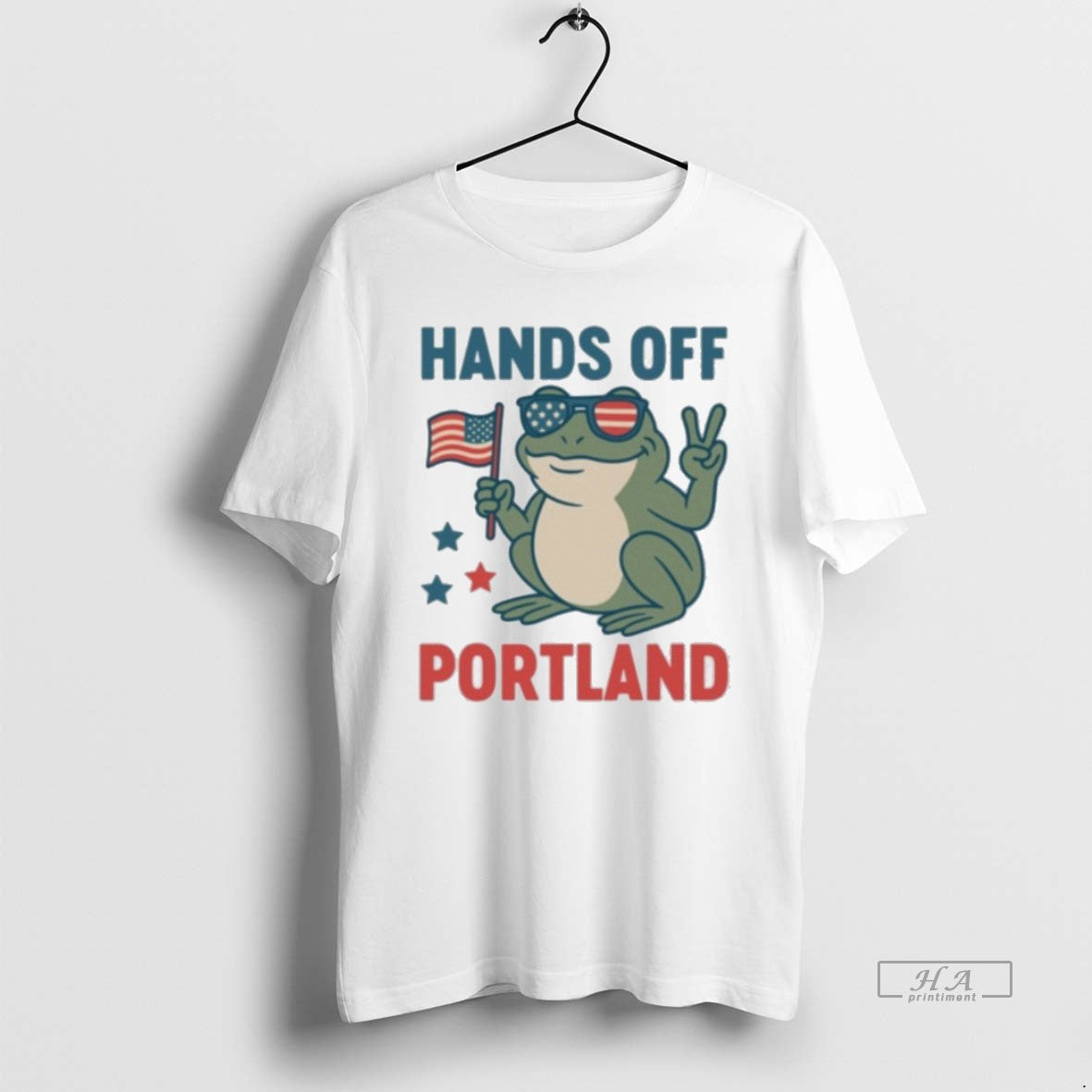 Official Trendy Hands Off Portland Frog Protest Against Fascism - clothing by TeeHivey.com
