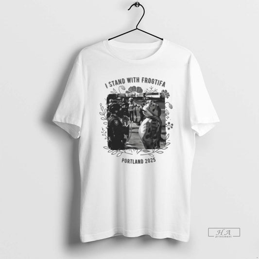 Official Trendy I Stand With Frogtifa Portland Frog 2025 - clothing by TeeHivey.com