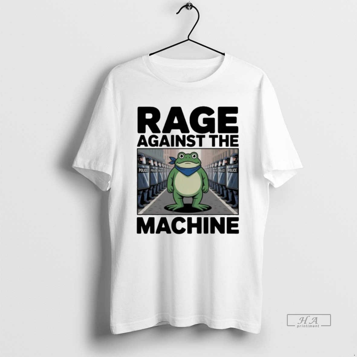 Official Trendy Rage Against The Machine Portland Frog Anti Police Ice - clothing by TeeHivey.com
