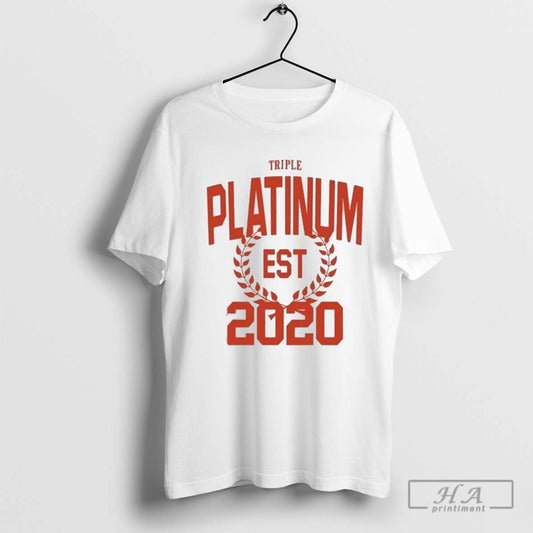 Official Triple Platinum Est 2020 - clothing by TeeHivey.com