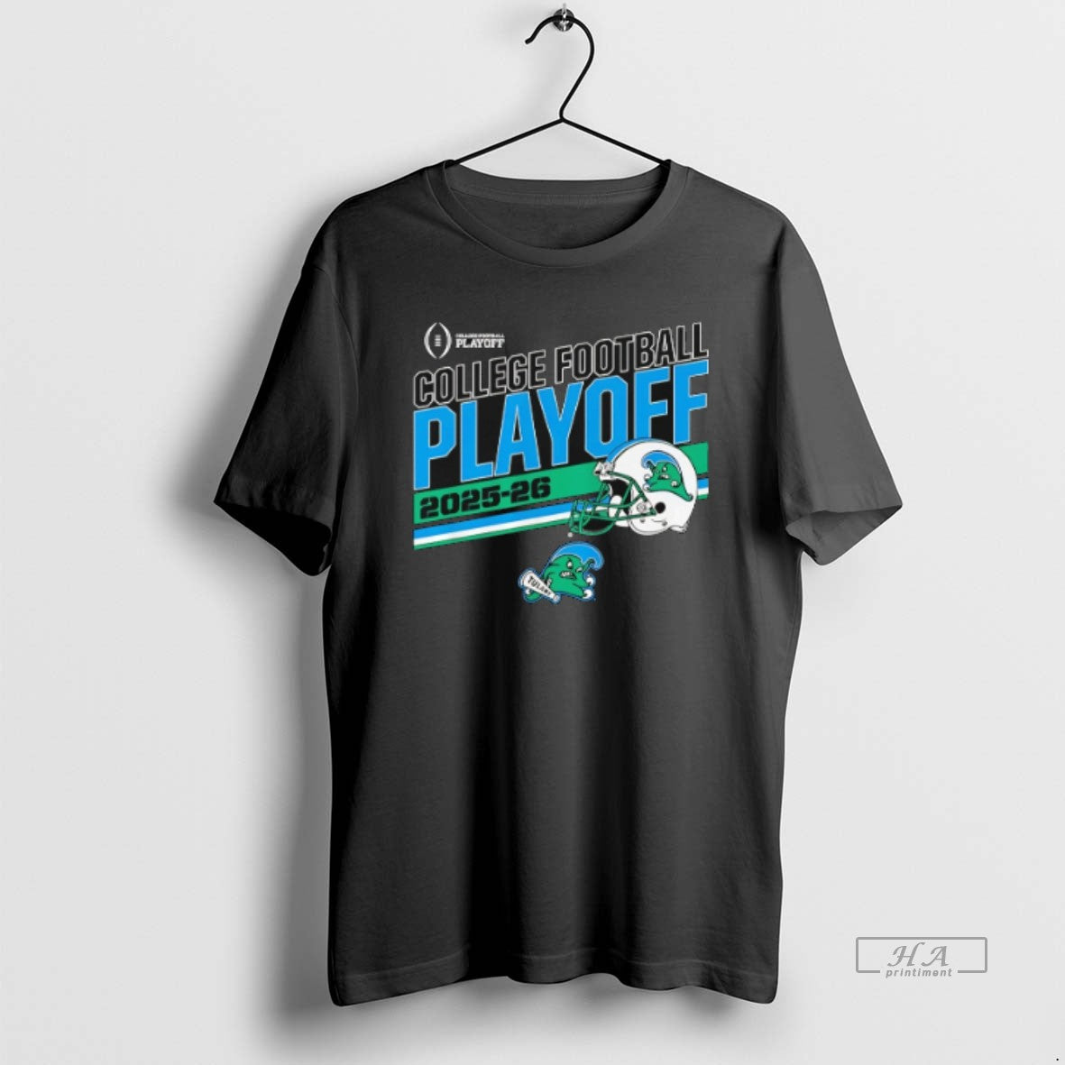 Official Tulane Green Wave 2025 2026 College Football Playoff Helmet - clothing by TeeHivey.com