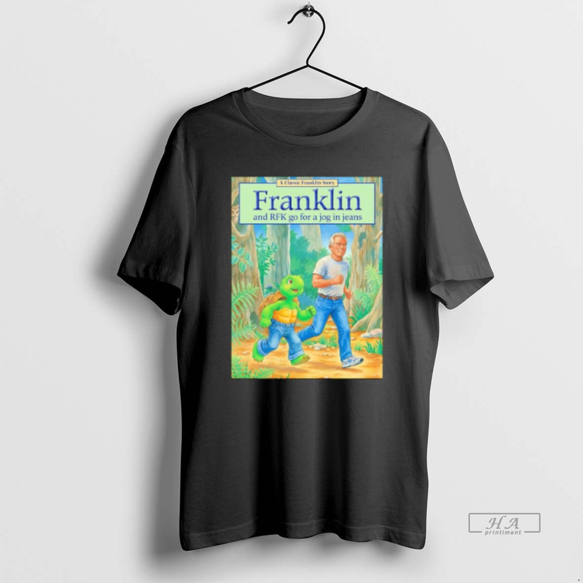 Official Turtle Franklin And Rfk Go For A Jog In Jeans Pete Hegseth Meme - clothing by TeeHivey.com