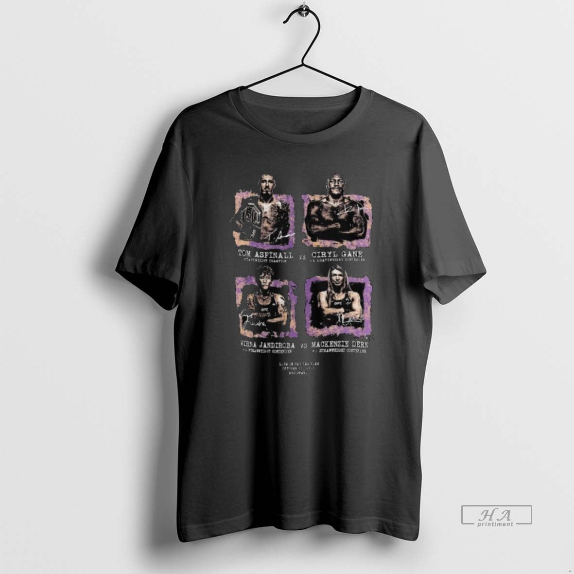 Official Ufc 321 Matchup October 25 2025 Long Sleve - clothing by TeeHivey.com