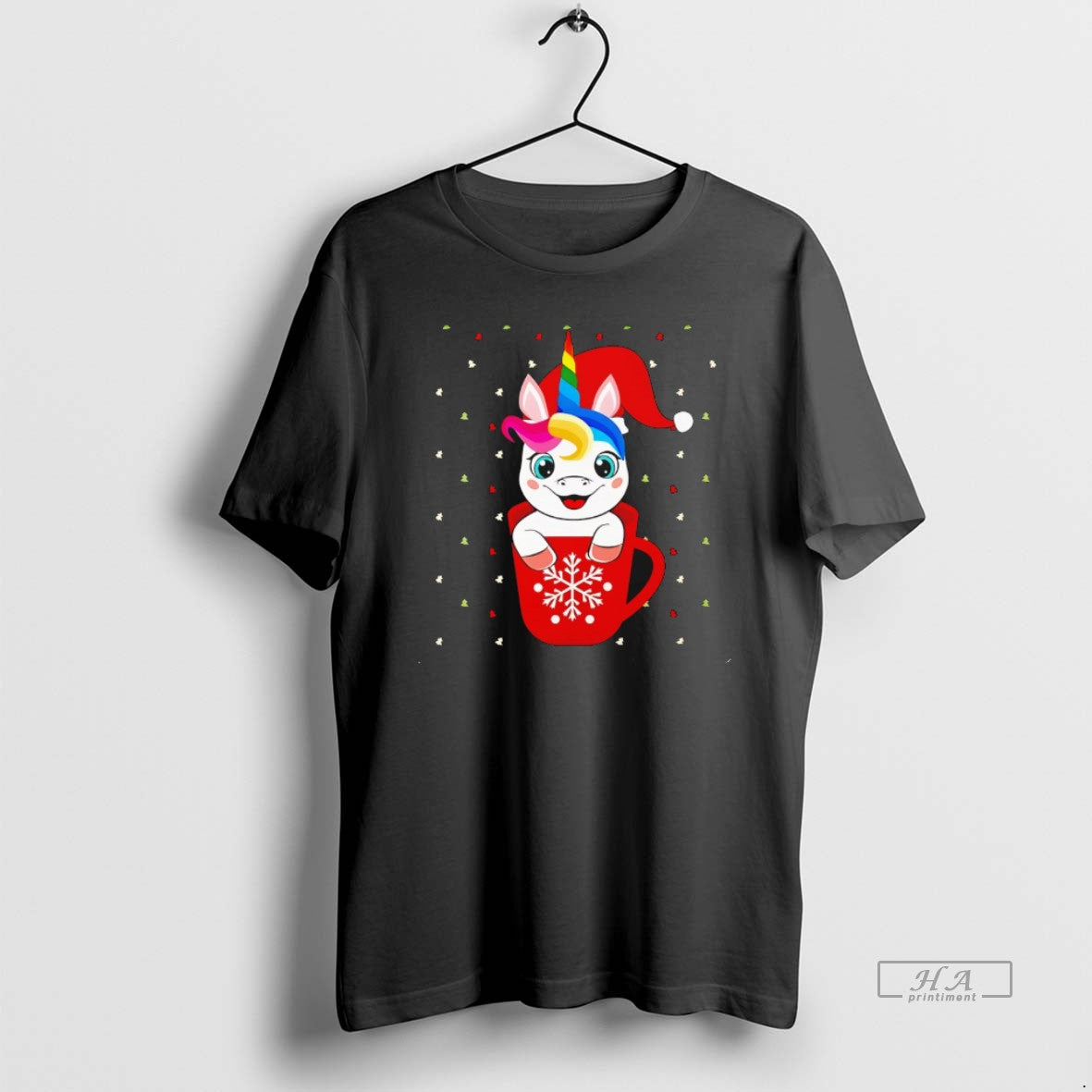 Official Unicorn In Red Snowflake Christmas - clothing by TeeHivey.com
