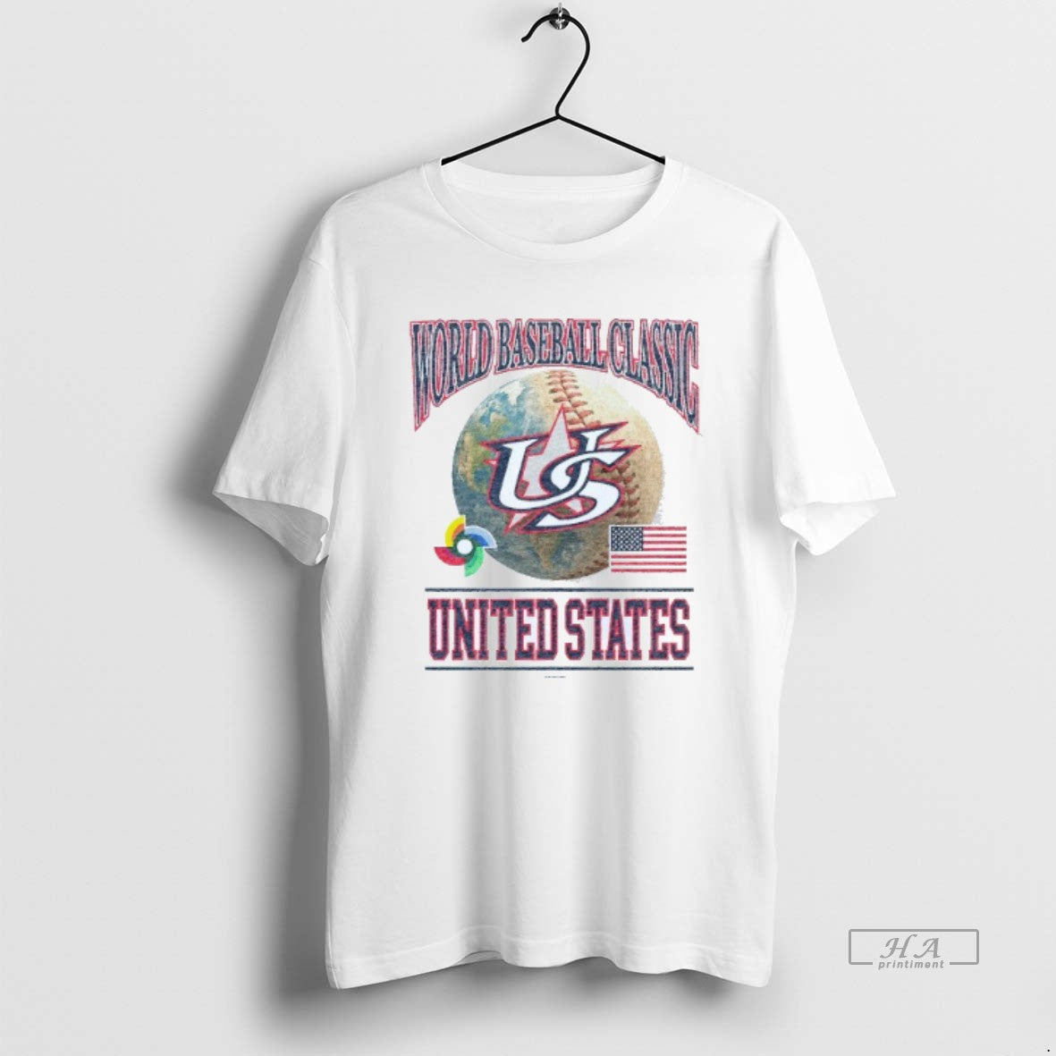 Official United States 2025 World Baseball Classic Scarlet Mens White - clothing by TeeHivey.com