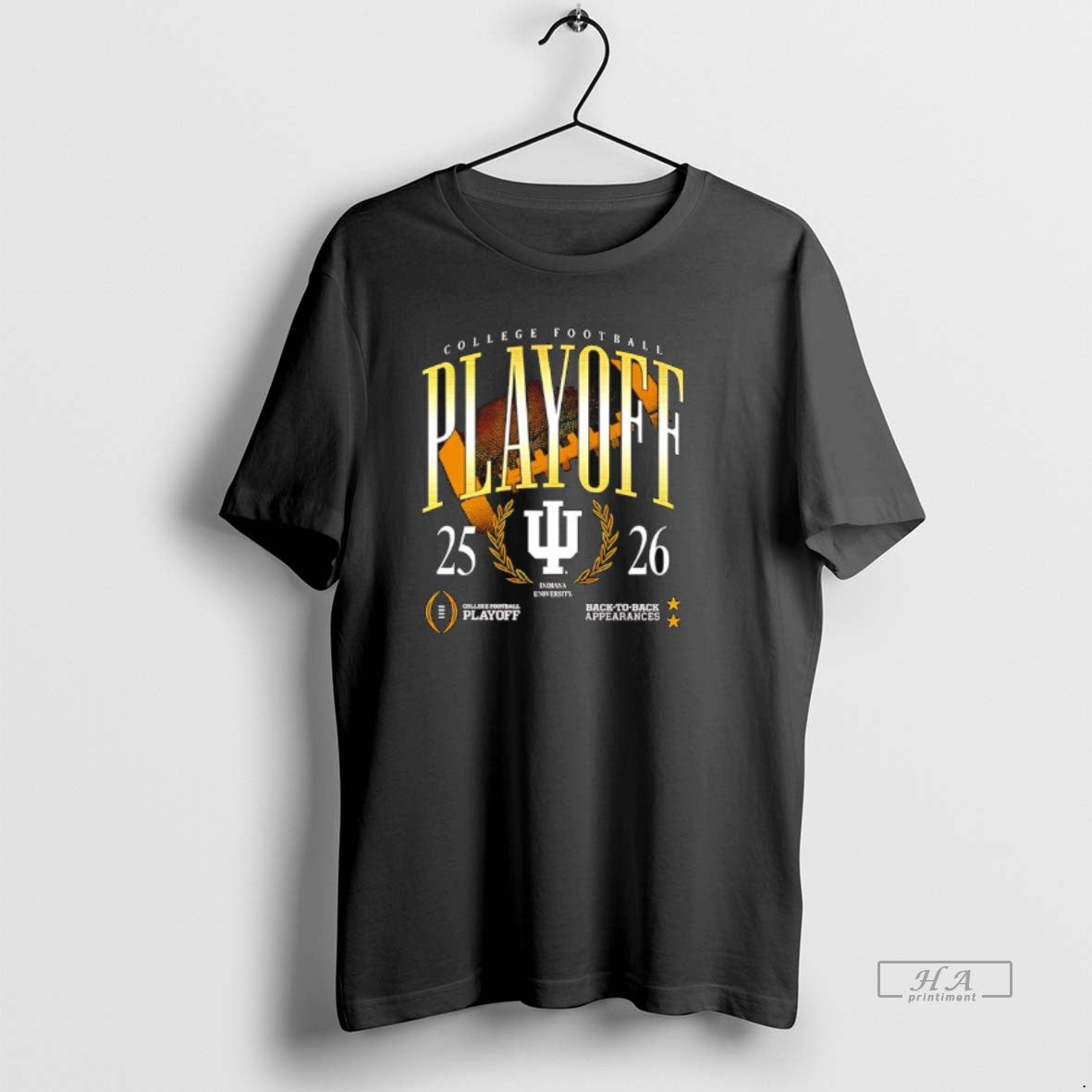 Official University Hoosiers Back To Back Appearances 2025 2026 College Football Playoff - clothing by TeeHivey.com