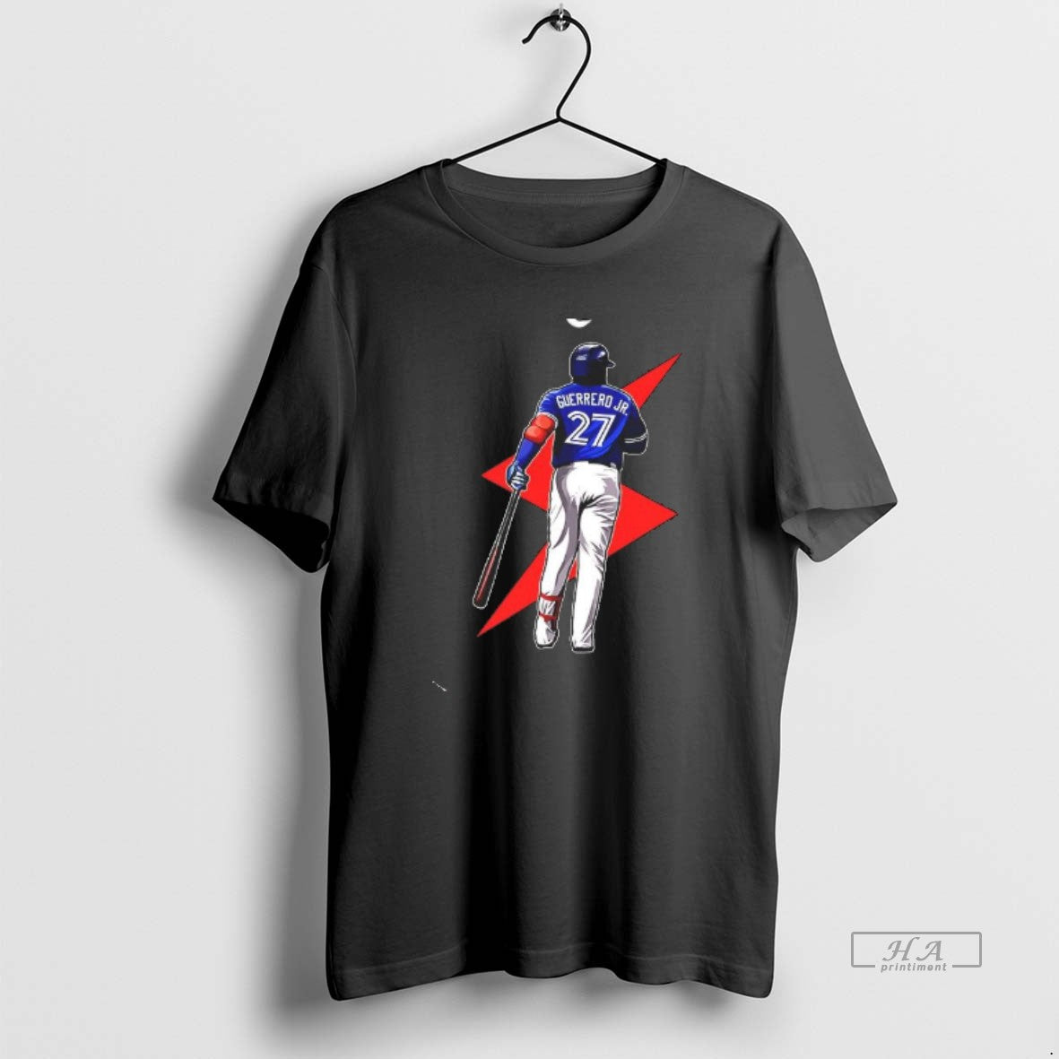 Official Vladimir Guerrero 27 Baseball Lighting Toronto Blue Jays - clothing by TeeHivey.com