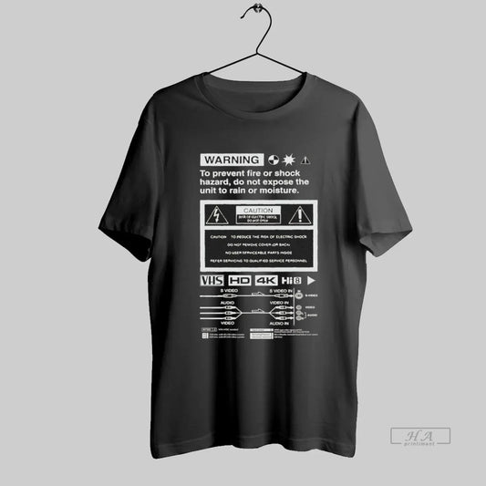 Official Warning Danger Vhs Tape - clothing by TeeHivey.com