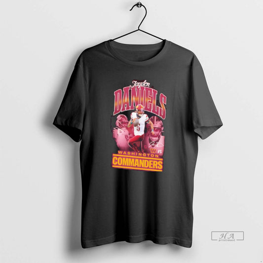 Official Washington Commanders Jayden Daniels Triple Pic Tee