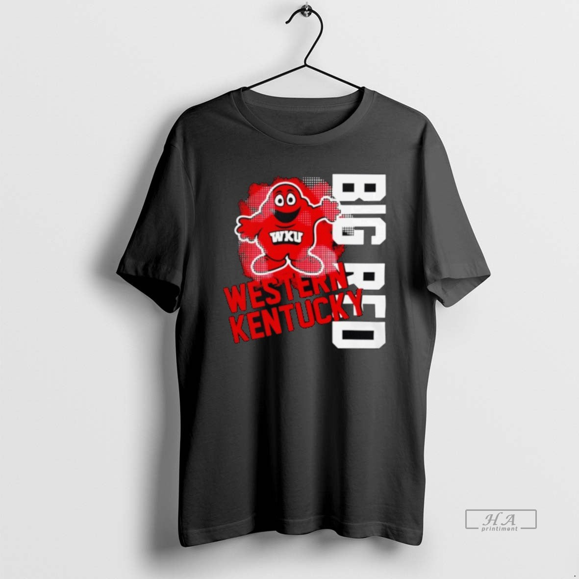 Official Western Kentucky Hilltoppers Logo Vertical Mascot Big Red - clothing by TeeHivey.com
