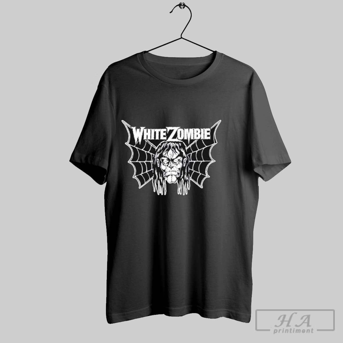 Official White Zombie Bat Face Logo - clothing by TeeHivey.com