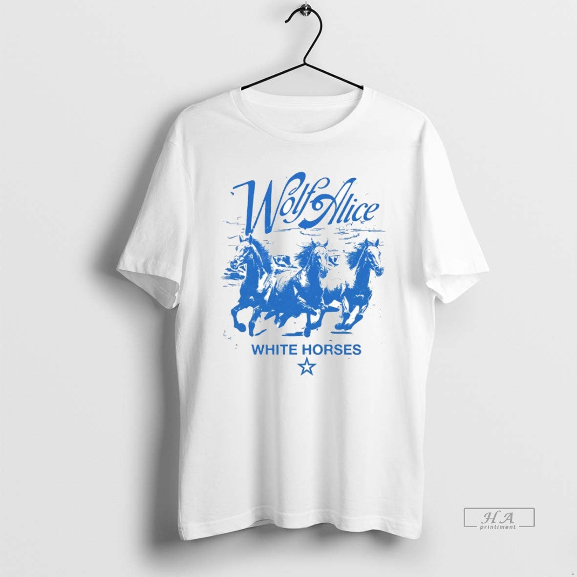 Official Wolf Alice White Horses Circle - clothing by TeeHivey.com