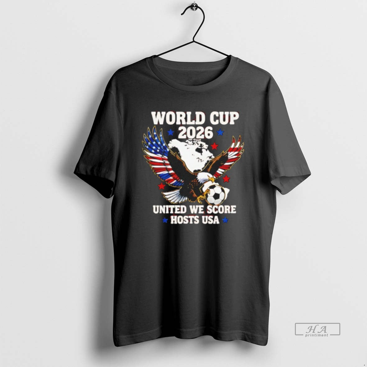 Official World Cup 2026 Usa Eagle Soccer United We Score - clothing by TeeHivey.com