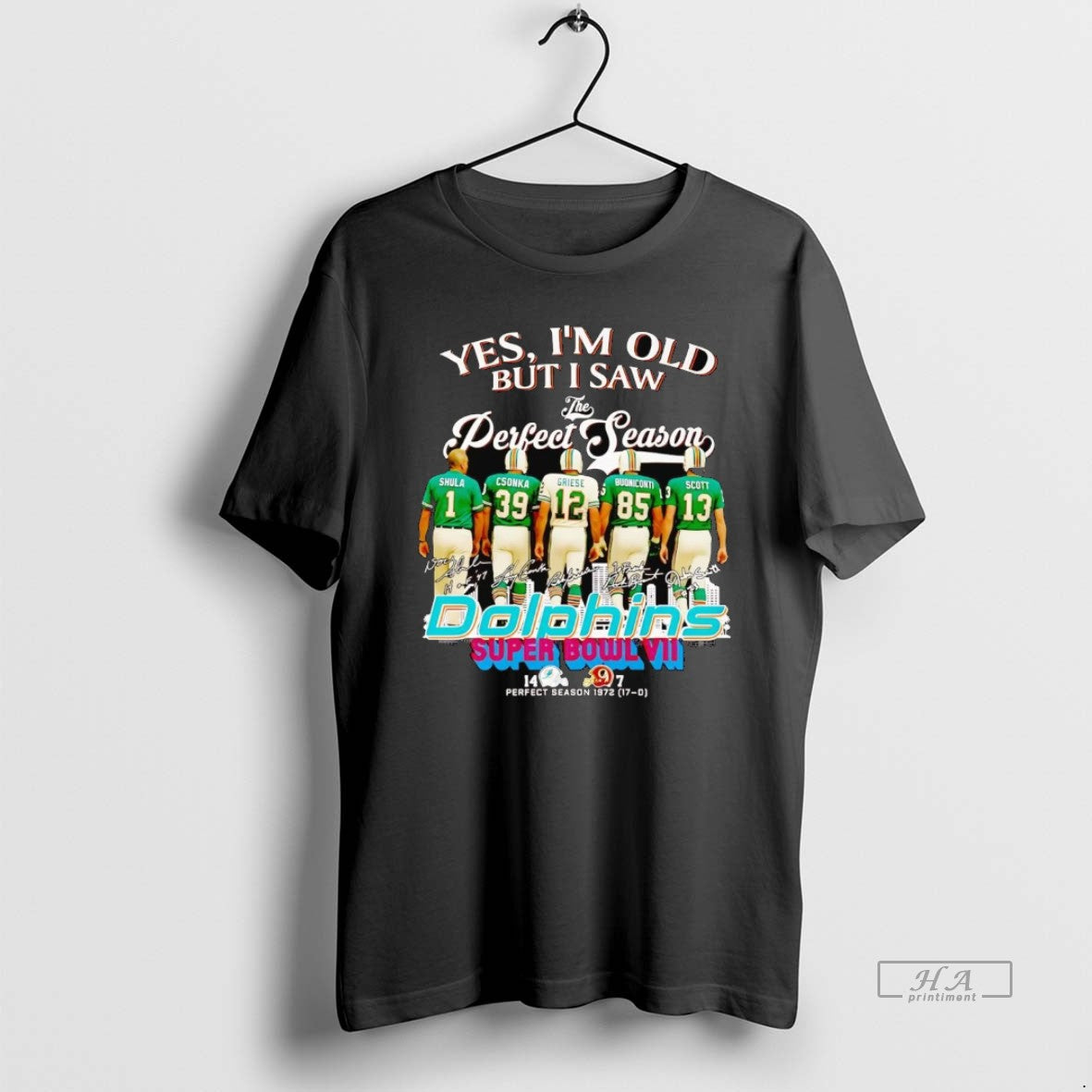 Official Yes Im Old But I Saw The Perfect Season Miami Dolphins - clothing by TeeHivey.com
