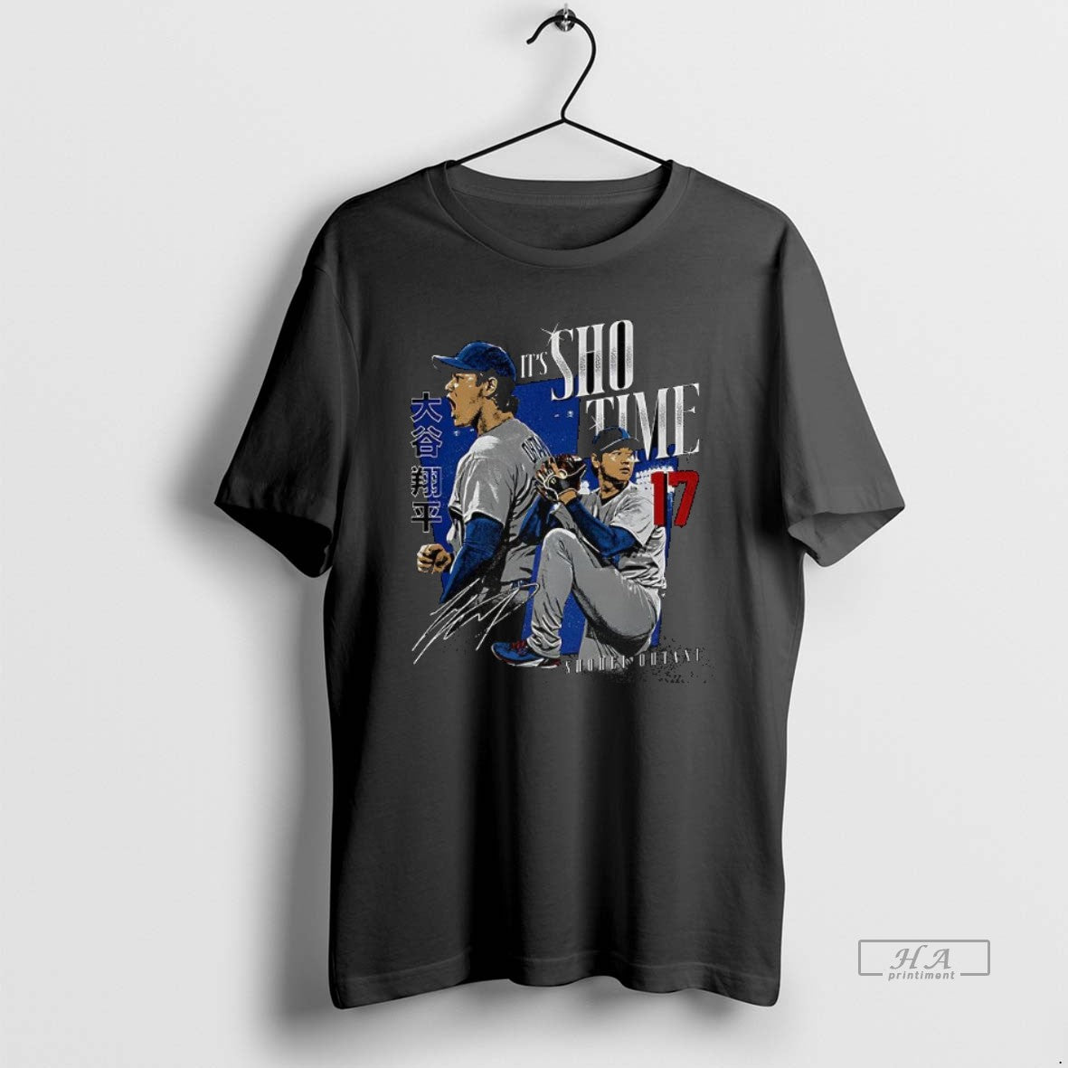 Official Yoshinobu Yamamoto Los Angeles Dodgers Baseball Its Sho Time Signature - clothing by TeeHivey.com